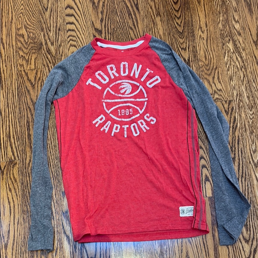 Toronto Raptors NBA  Raglan Long Sleeve Shirt